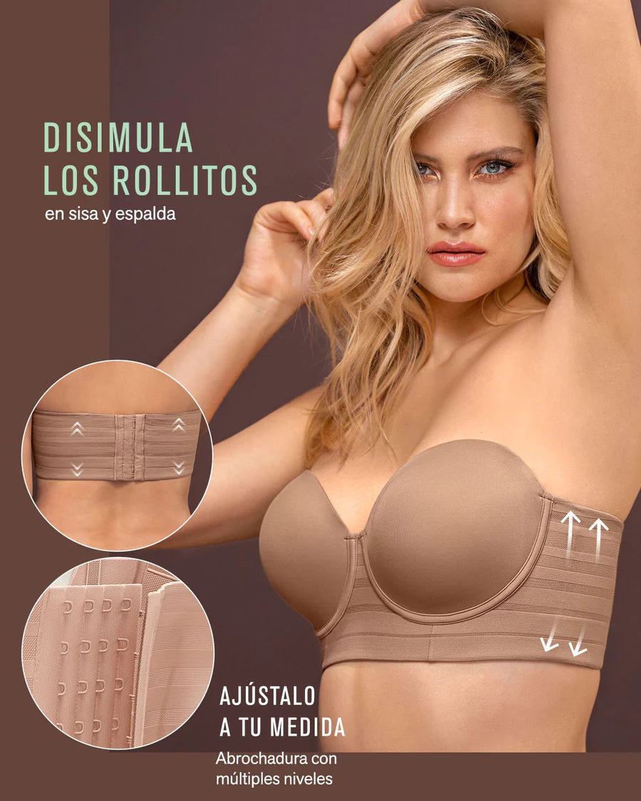 Brasier tipo bustier support strapless