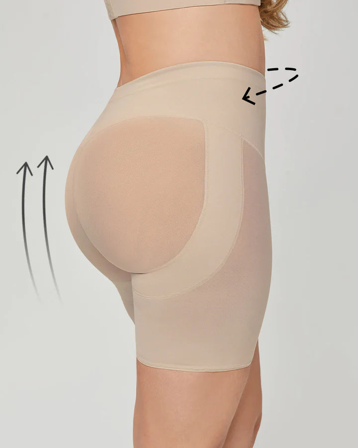 Panty faja tipo short levanta cola de control en abdomen