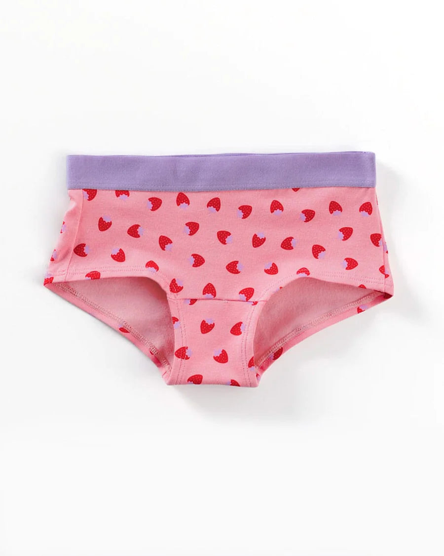 Paquete x 5 panties tipo hipster en algodón suave para niña