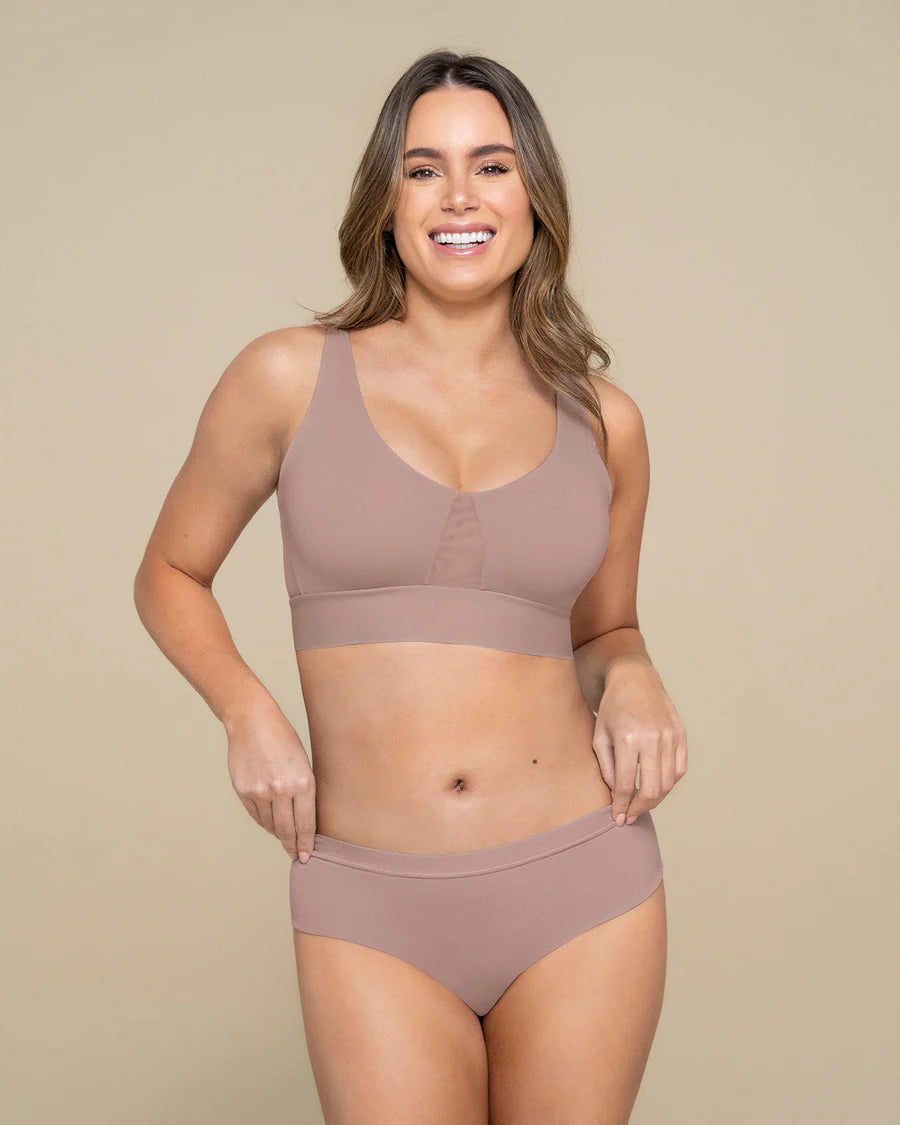 Brasier tipo top de copas extraíbles totalmente cómodo y liviano Flexi Brastop
