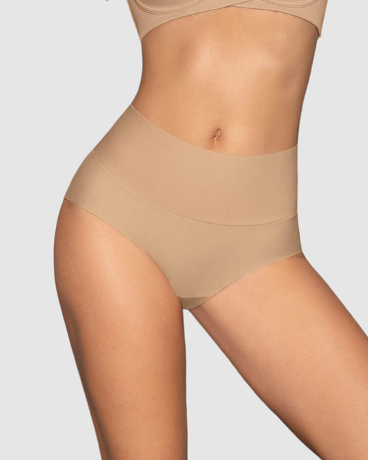 Panty hípster tiro alto de control fuerte de abdomen