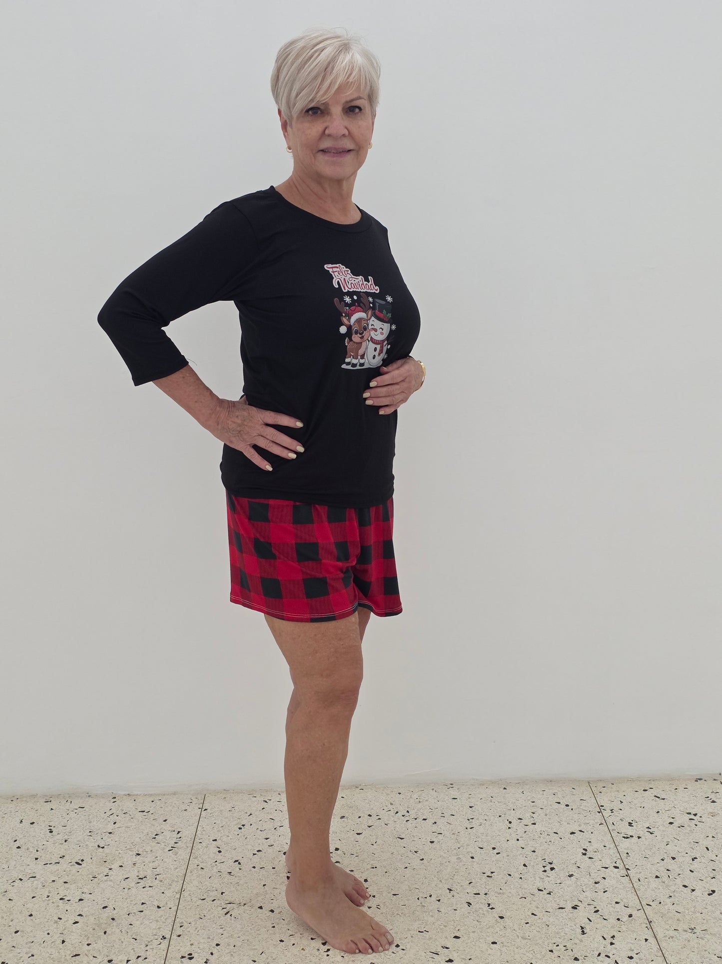PIJAMA SHORT NAVIDAD