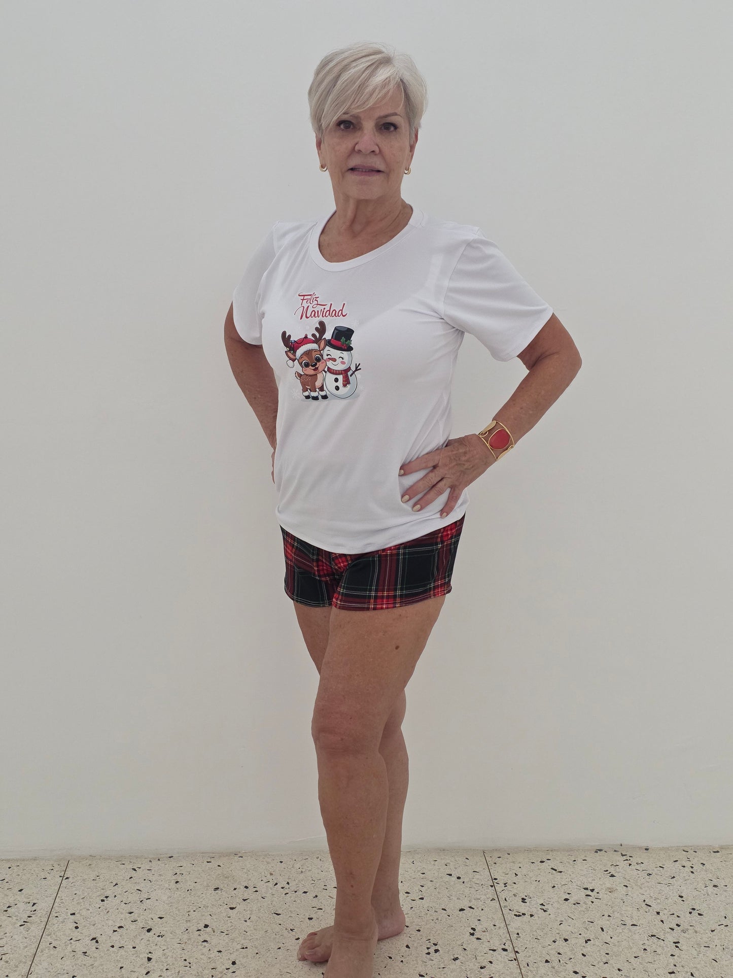 PIJAMA SHORT NAVIDAD