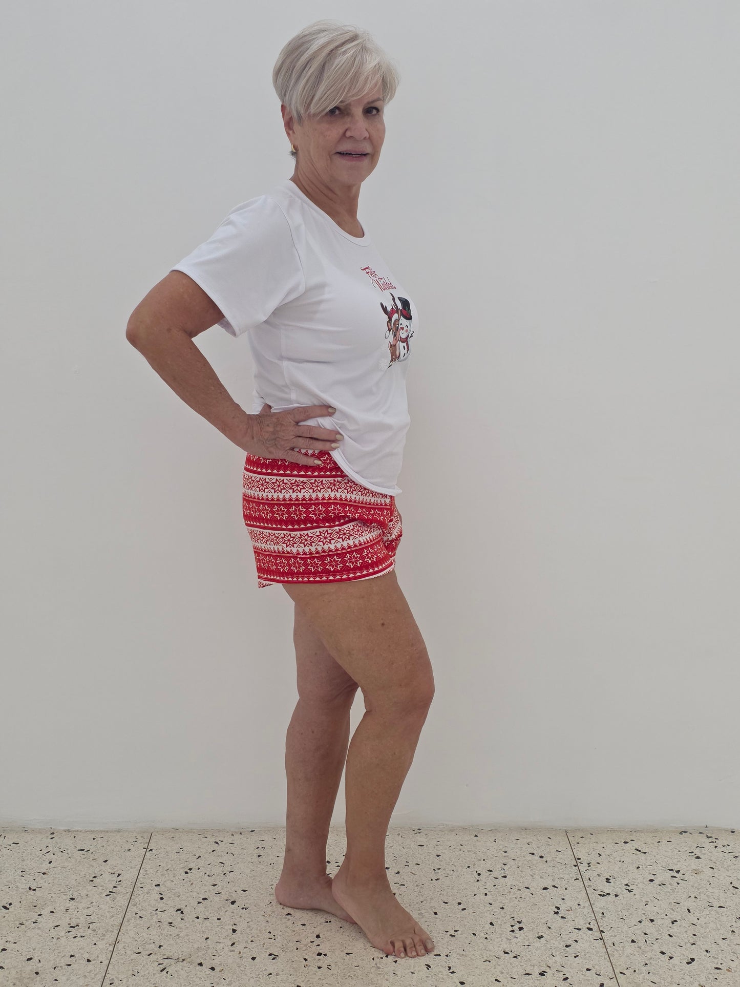PIJAMA SHORT NAVIDAD