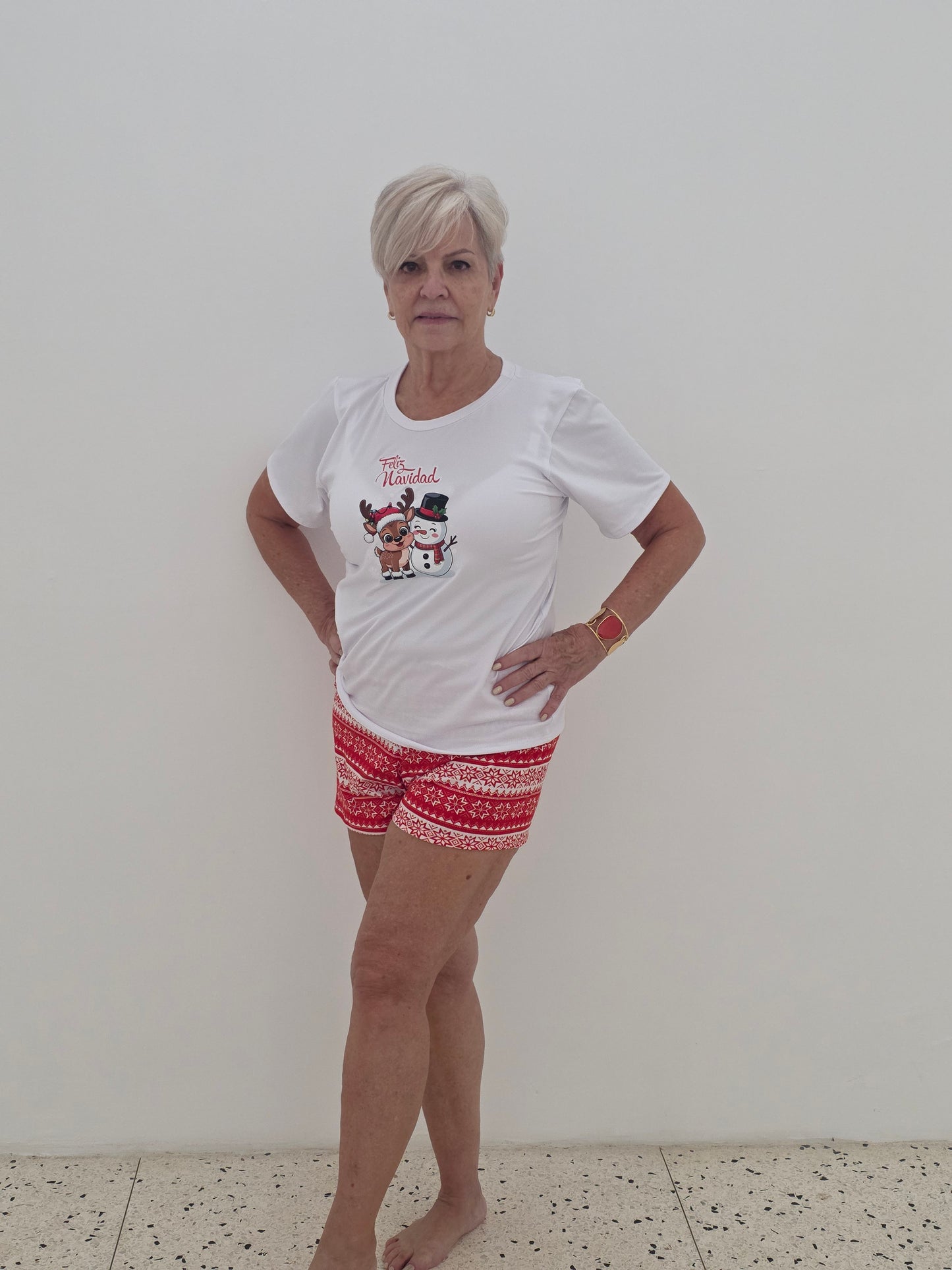 PIJAMA SHORT NAVIDAD