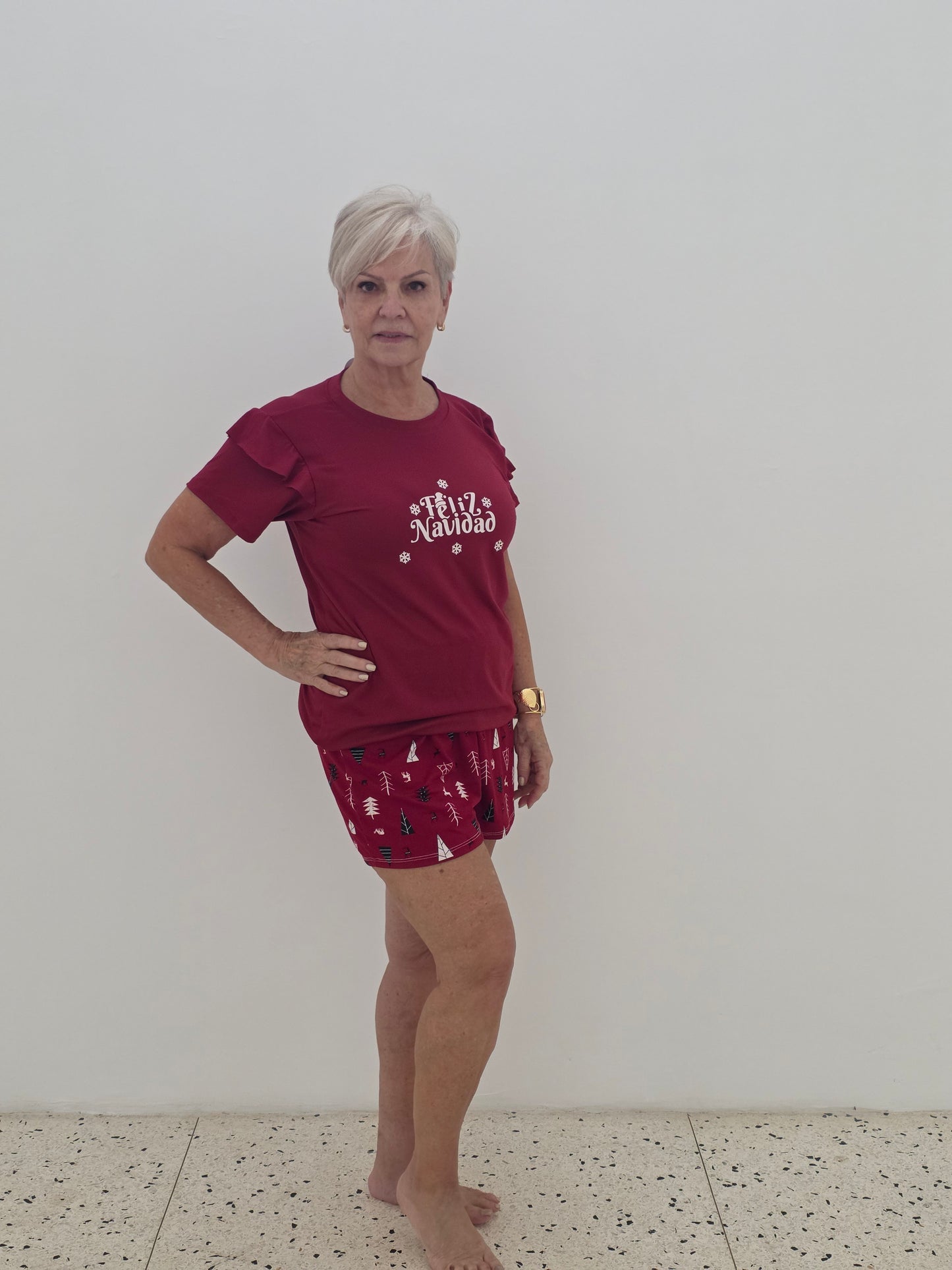 PIJAMA SHORT NAVIDAD