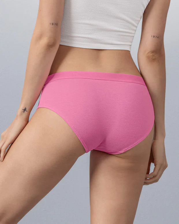 Paquete x 3 panties estilo hipster en algodón