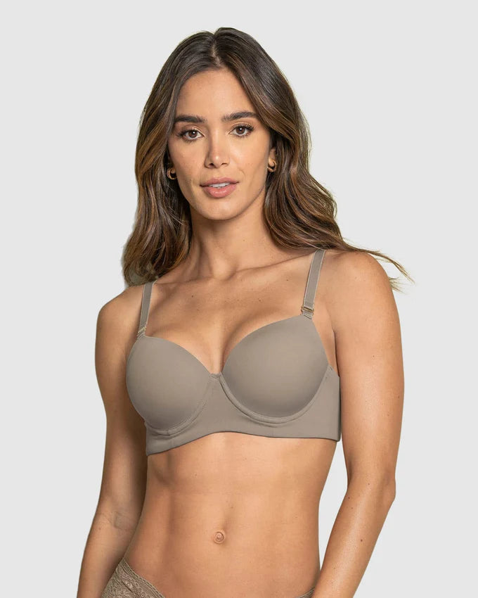 Brasier triangular de realce alto copa lisa
