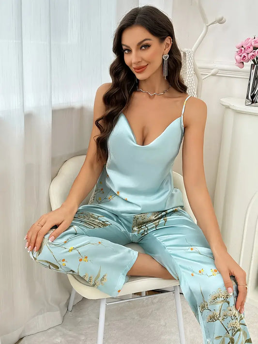 Pijamas Pantalon Largo Saten