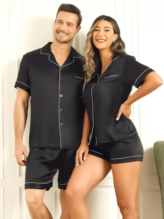 Conjunto de blusa manga corta y short