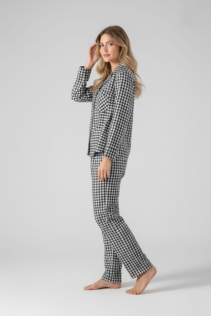 Conjunto de blusa y pantalón de manga larga by La Beauté