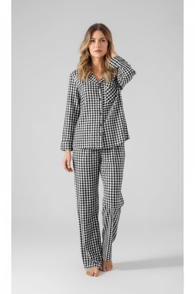 Conjunto de blusa y pantalón de manga larga by La Beauté